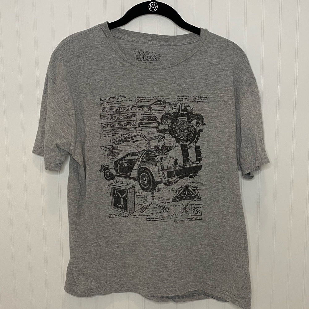 Back To The Future Delorean Short Sleeve Shirt